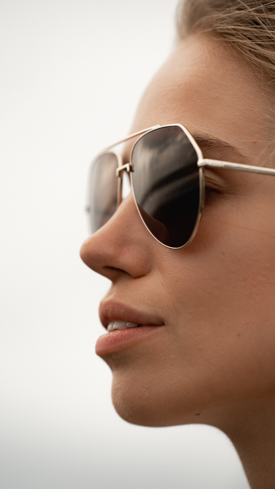Buy silver Aviator women's sunglasses